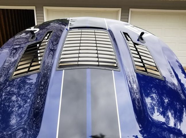 2016-2021 Mustang GT350 GT4 Side Only Louver Kit