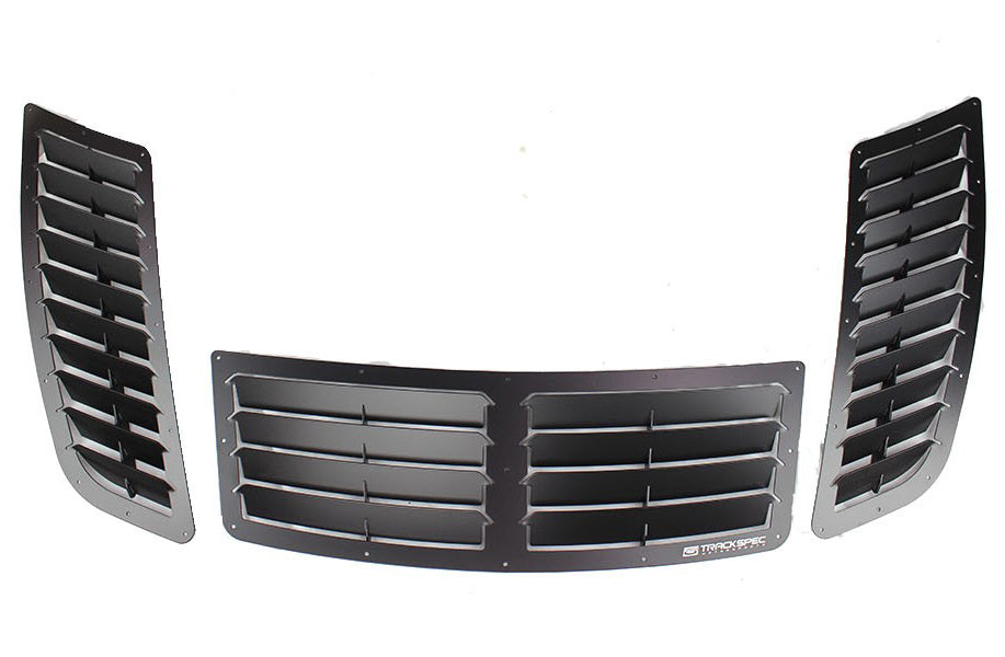 2016-2020 Honda Civic CTR Full Hood Side Only Louver Kit