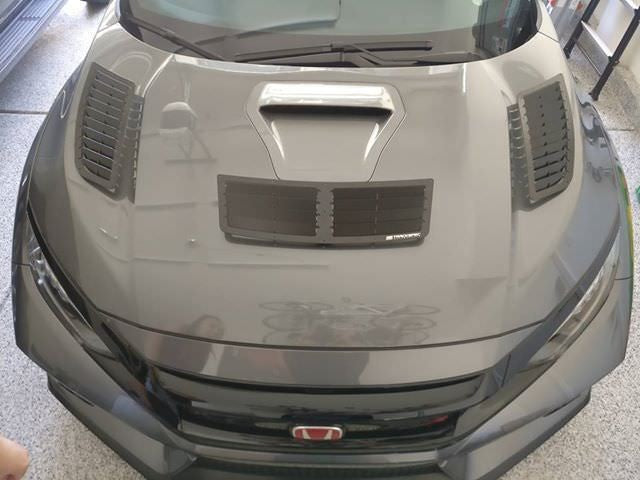 2016-2020 Honda Civic CTR Full Hood Louver Kit