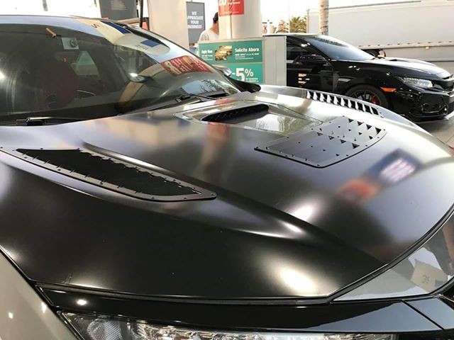 2016-2020 Honda Civic CTR Full Hood Louver Kit