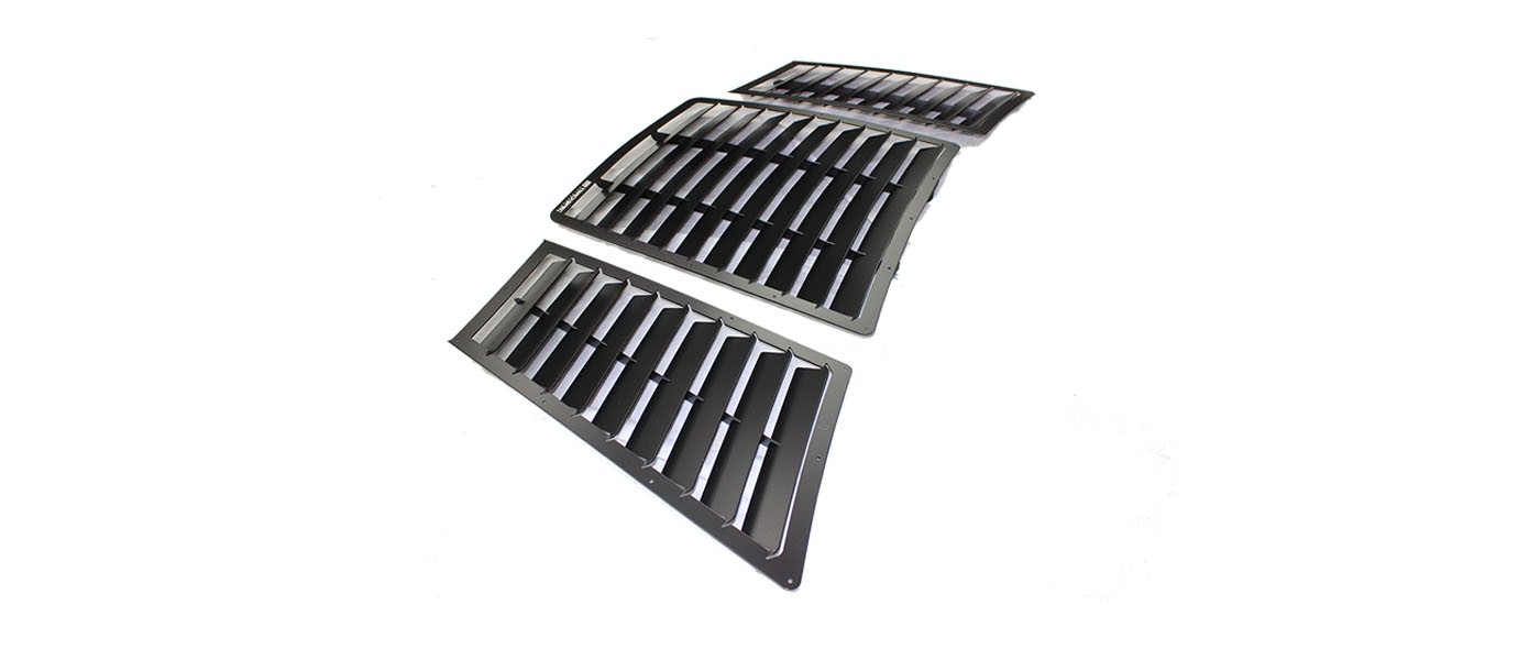 2018-2021 Mustang GT4 Full Hood Louver Kit
