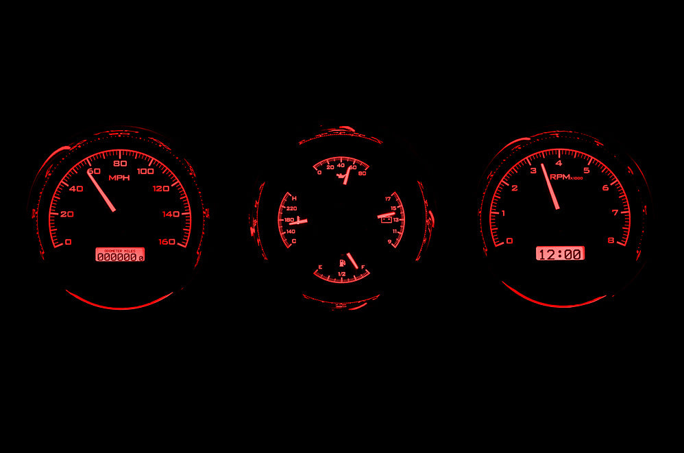 Universal 5.4" Round Trio VHX Gauge Instruments