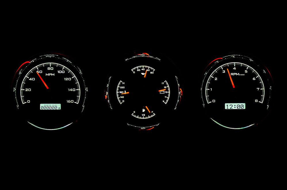 Universal 5.4" Round Trio VHX Gauge Instruments