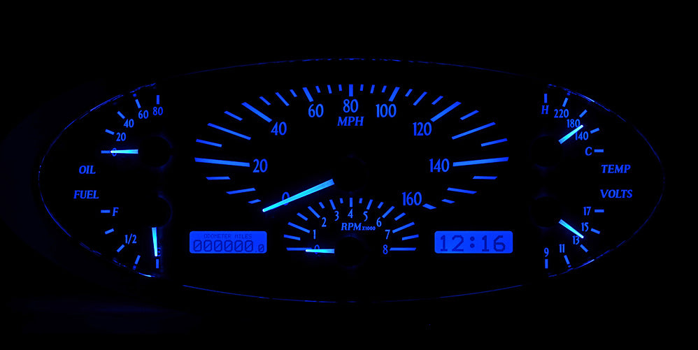 1932 Ford Car VHX Gauge Instruments - Dakota Digital VHX-32F