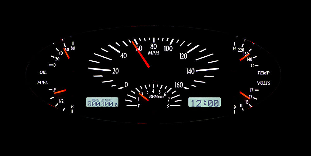1932 Ford Car VHX Gauge Instruments - Dakota Digital VHX-32F