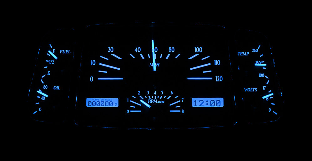 1933-1934 Ford VHX Gauge Instruments - Dakota Digital VHX-33F