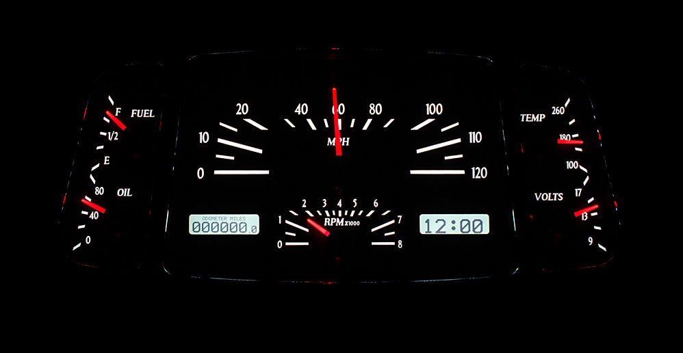1933-1934 Ford VHX Gauge Instruments - Dakota Digital VHX-33F