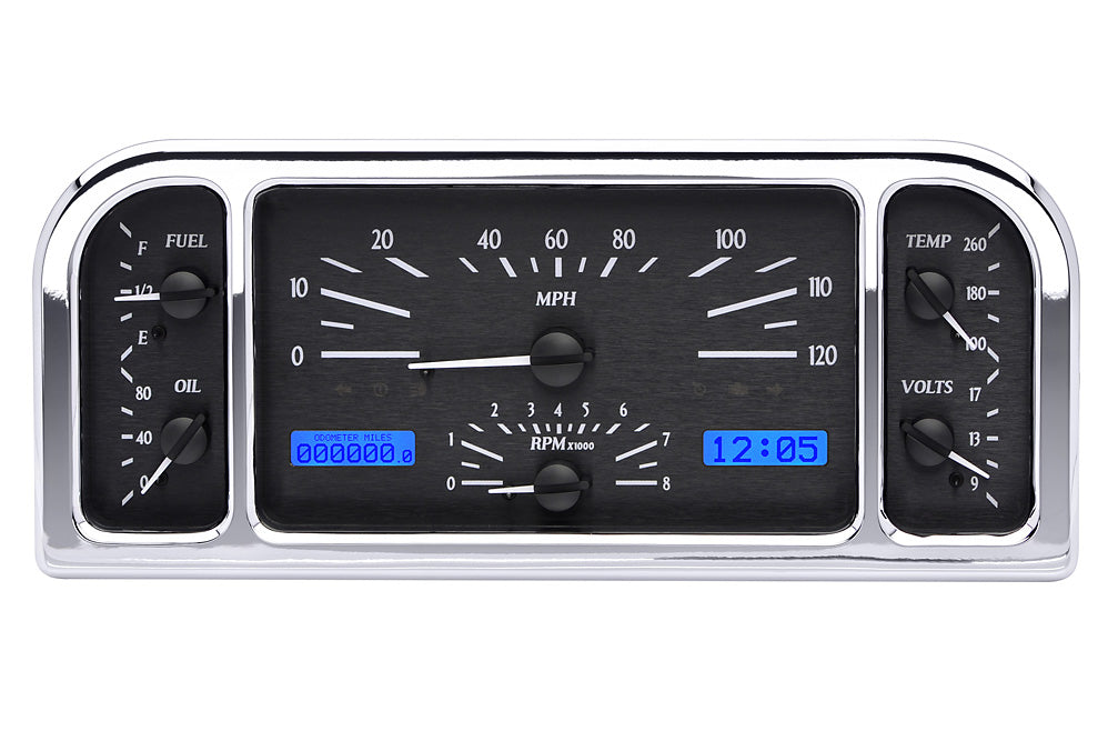 1937-1938 Ford VHX Gauge Instruments - Dakota Digital VHX-37F