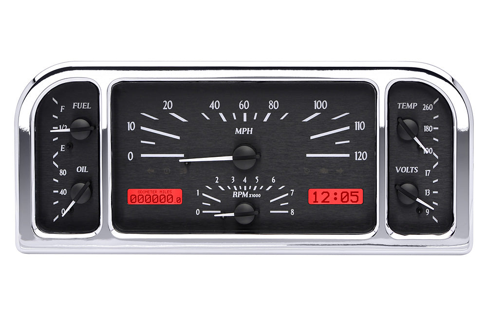 1937-1938 Ford VHX Gauge Instruments - Dakota Digital VHX-37F