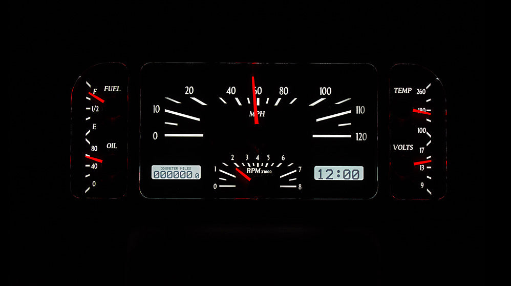1937-1938 Ford VHX Gauge Instruments - Dakota Digital VHX-37F