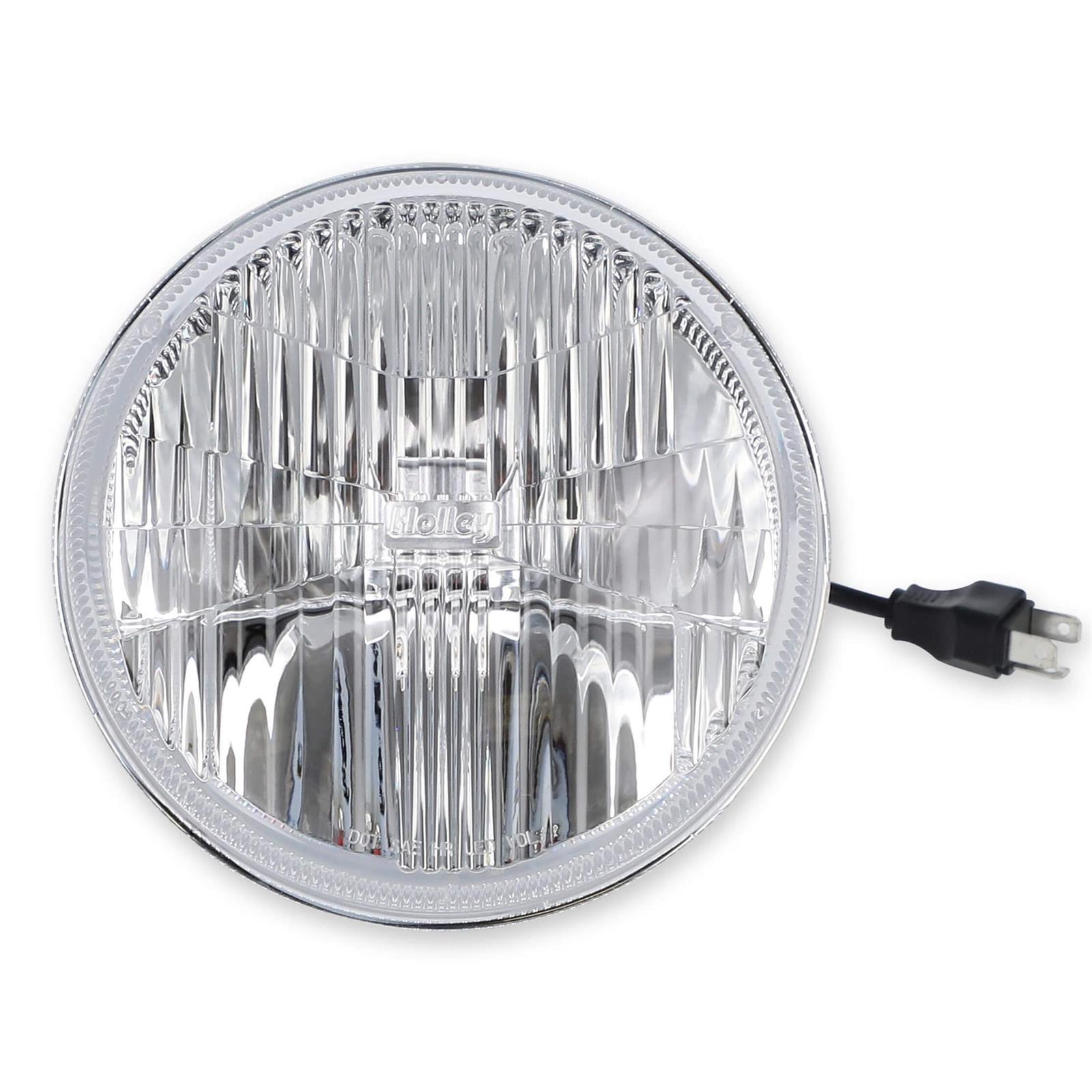 Holley RetroBright LED Headlight – 7-inch Round – Classic White (3000K) – LFRB135