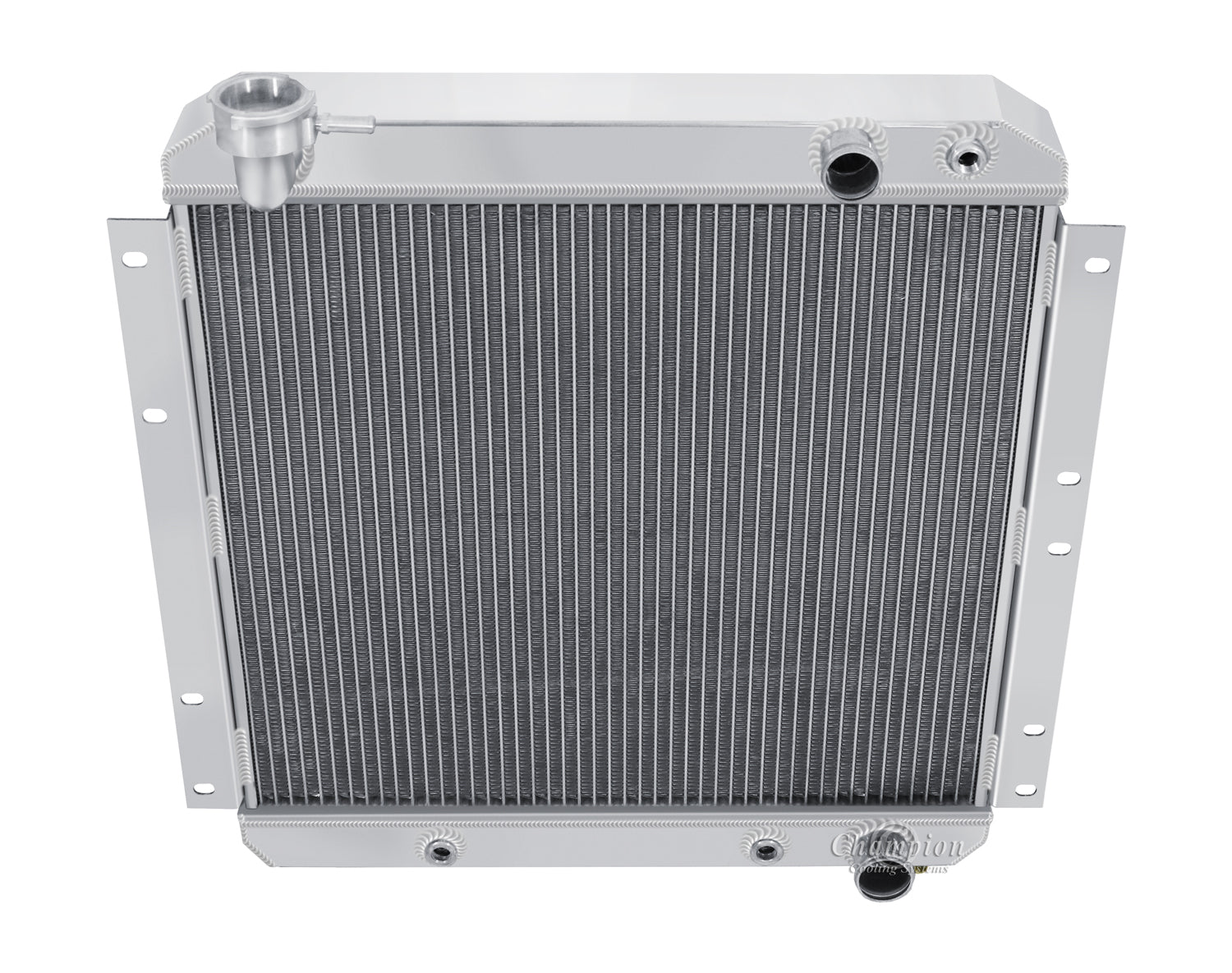 1970-80 Toyota Land Cruiser LS Swap 3-Row Radiator, Shroud, Fan Combo
