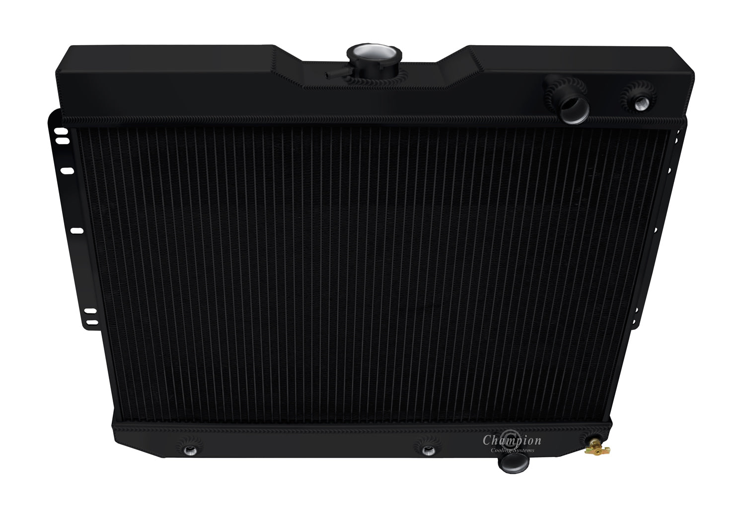 1960-1965 Chevy Biscayne LS Swap 3-Row Black Radiator