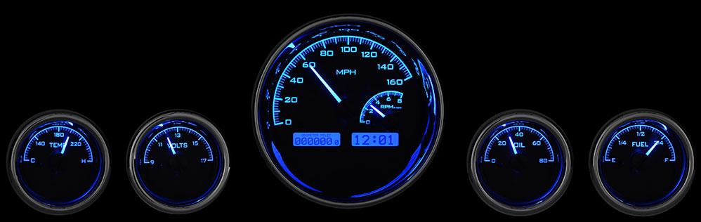 Universal Five Round VHX Gauge Instruments - Ver2
