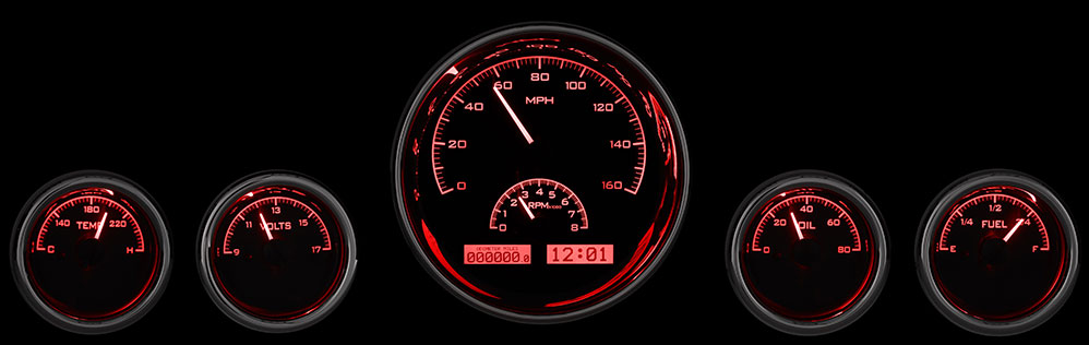 Universal Five Round VHX Gauge Instruments
