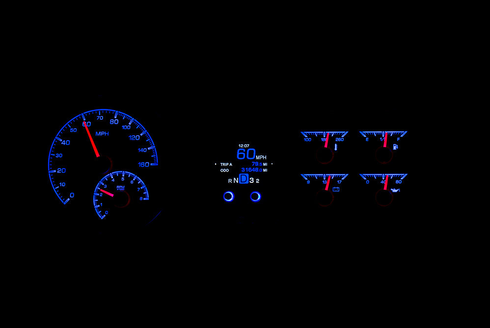 1953-54 Chevy Car HDX Gauge Instruments