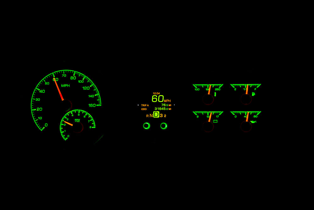 1953-54 Chevy Car HDX Gauge Instruments