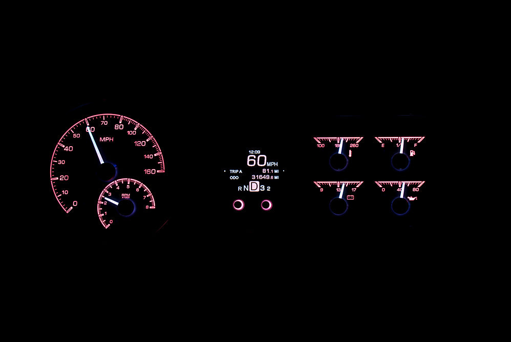 1953-54 Chevy Car HDX Gauge Instruments