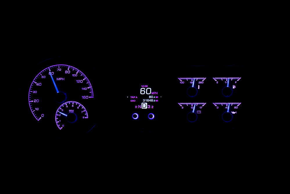 1953-54 Chevy Car HDX Gauge Instruments
