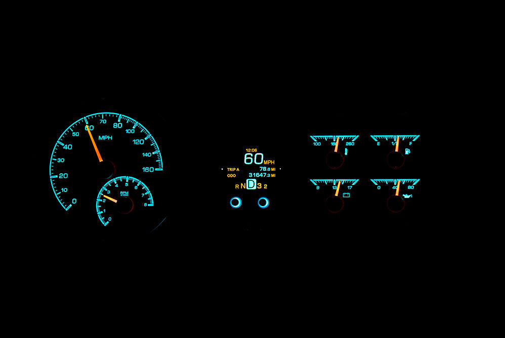 1953-54 Chevy Car HDX Gauge Instruments