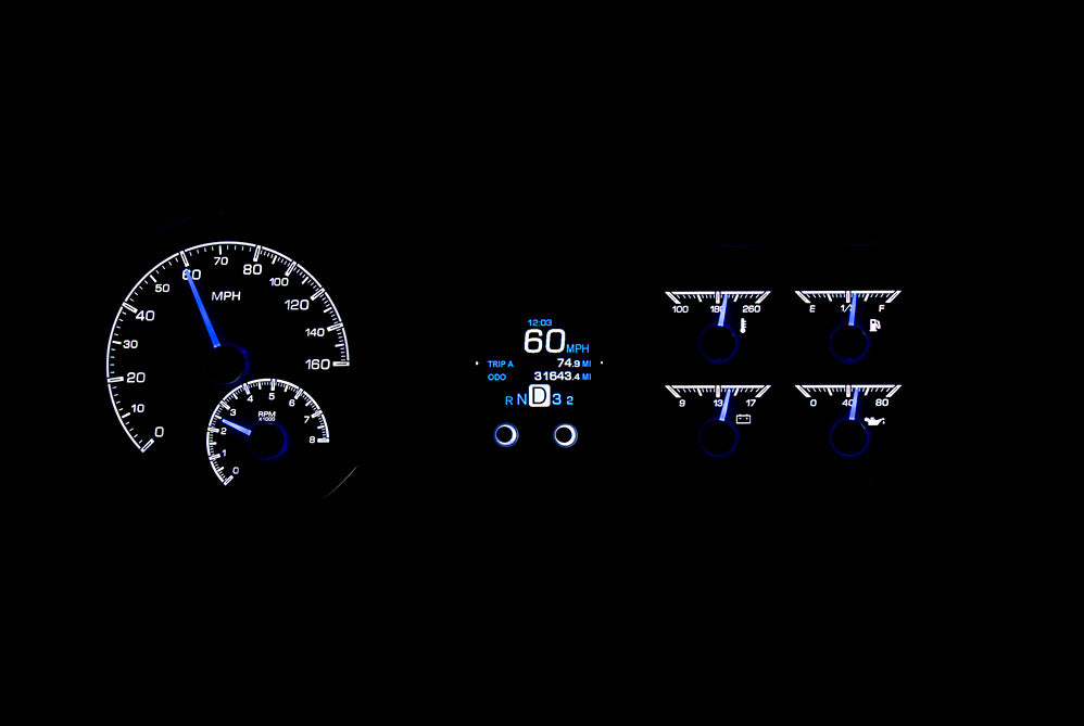 1953-54 Chevy Car HDX Gauge Instruments