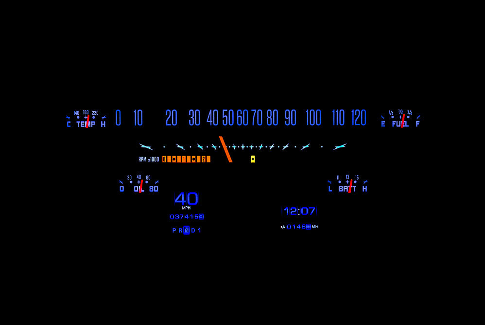 1953- 55 Ford F100 Truck RTX Gauge Instruments