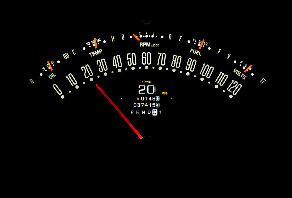 1955- 56 Chevy Belair, 210 RTX Gauge Instruments