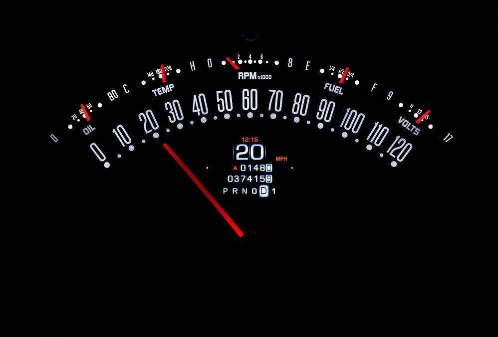 1955- 56 Chevy Belair, 210 RTX Gauge Instruments