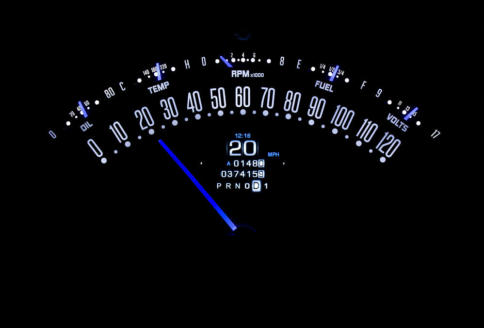 1955- 56 Chevy Belair, 210 RTX Gauge Instruments