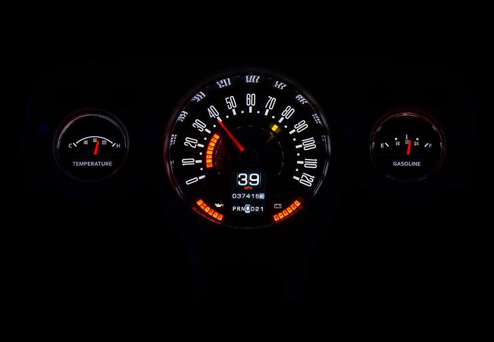 1957 Chevy Belair, 210 RTX Gauge Instruments