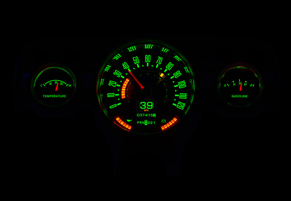 1957 Chevy Belair, 210 RTX Gauge Instruments
