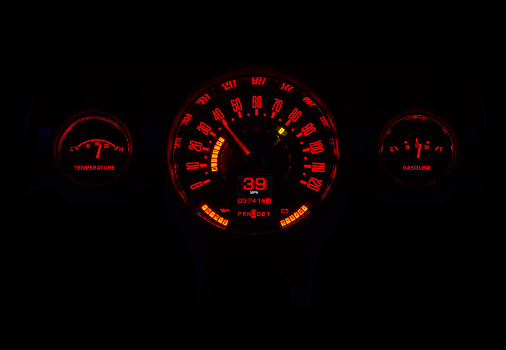 1957 Chevy Belair, 210 RTX Gauge Instruments