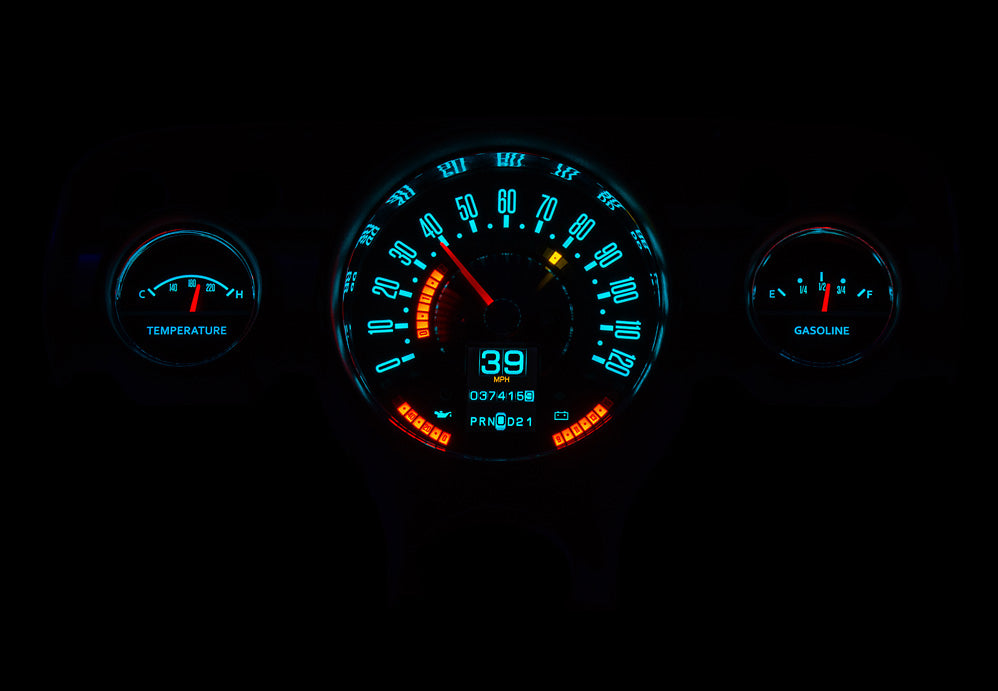 1957 Chevy Belair, 210 RTX Gauge Instruments