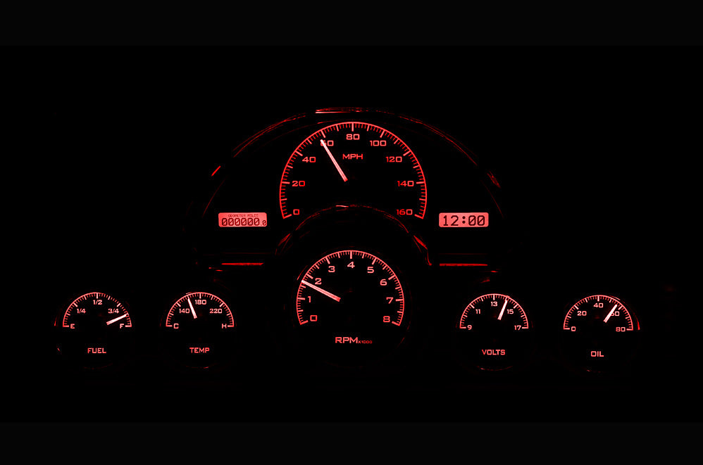 1958-62 Chevy Corvette VHX Instruments - Dakota Digital VHX-58C-VET