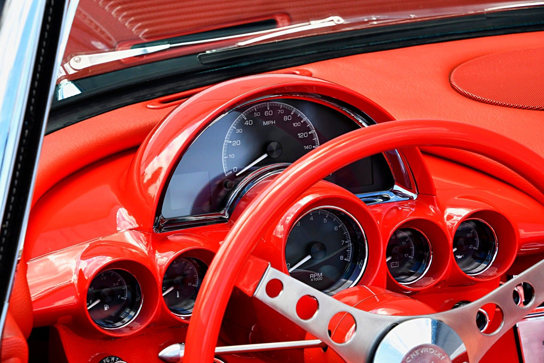 1958- 62 Chevy Corvette HDX digital Gauge Instruments