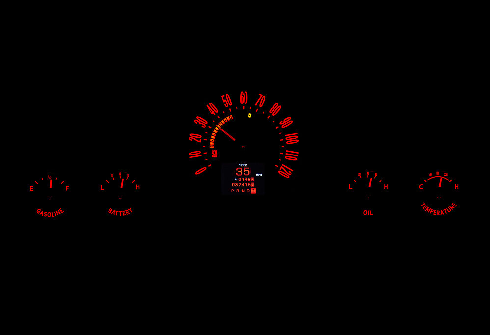 1959- 60 Chevy Impala / El Camino RTX Gauge Instruments