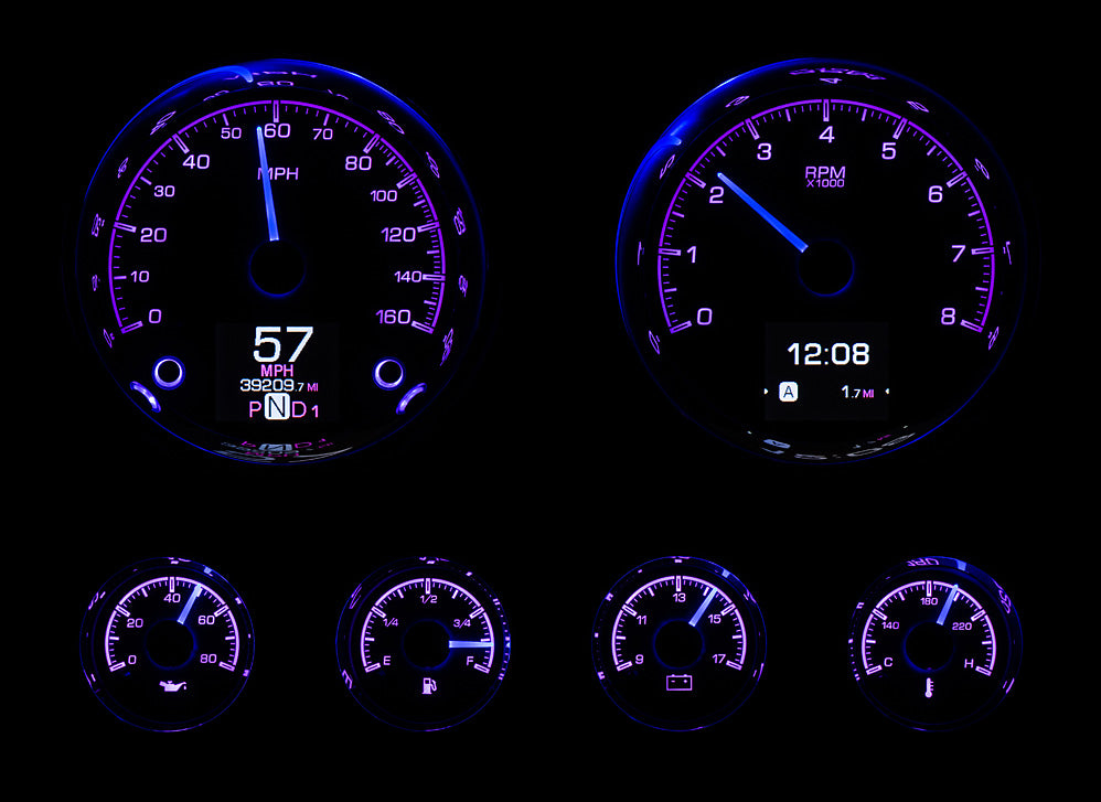 Universal 6 Round HDX Gauge Instruments