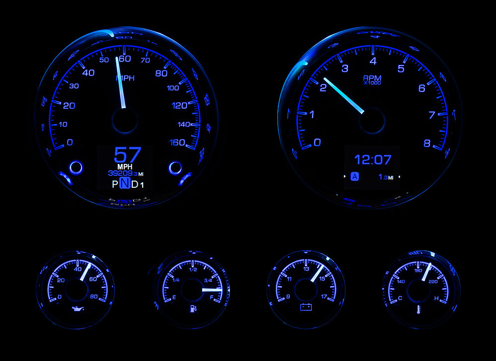 Universal 6 Round HDX Gauge Instruments