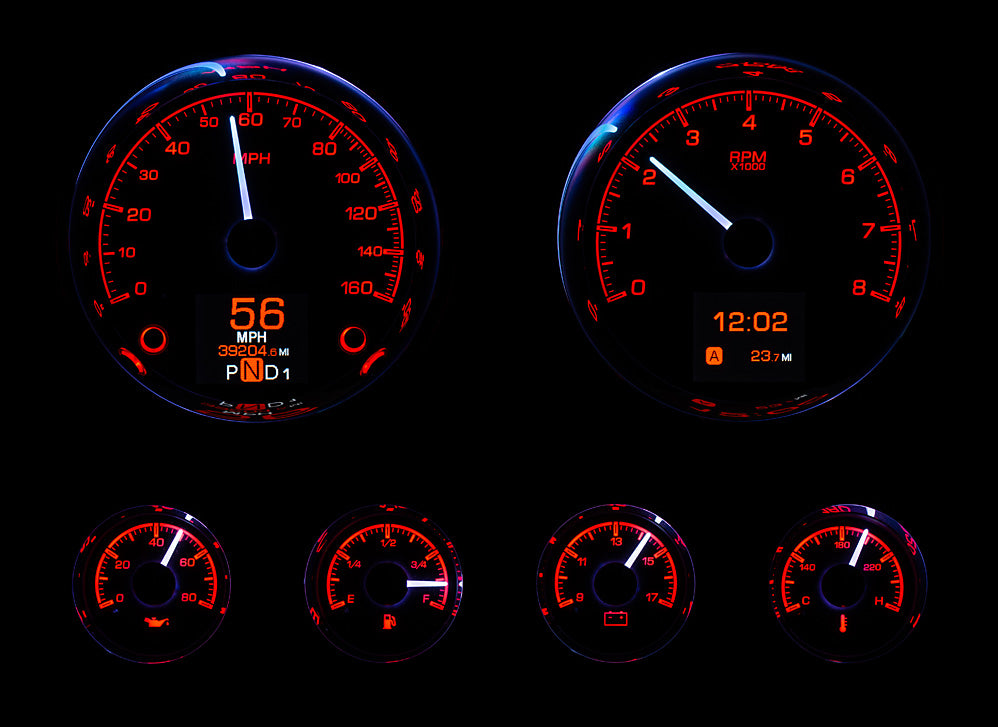 Universal 6 Round HDX Gauge Instruments