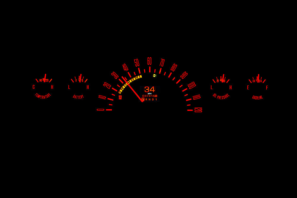 1960- 63 Chevy Truck RTX Gauge Instruments