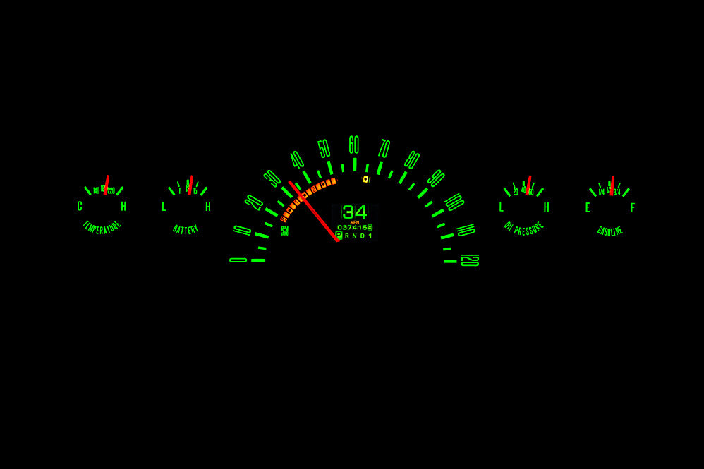 1960- 63 Chevy Truck RTX Gauge Instruments