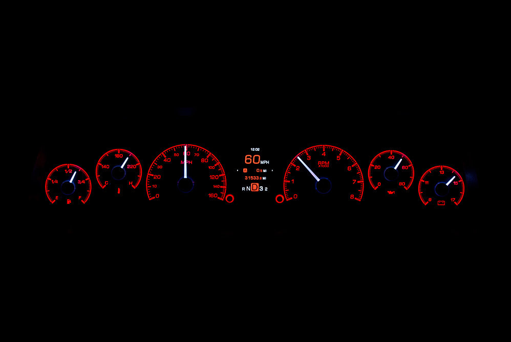 1960- 63 Chevy Pickup HDX Gauge Instruments
