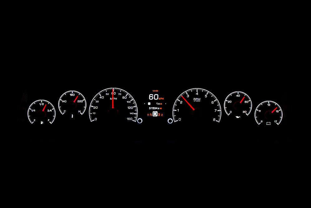 1960- 63 Chevy Pickup HDX Gauge Instruments