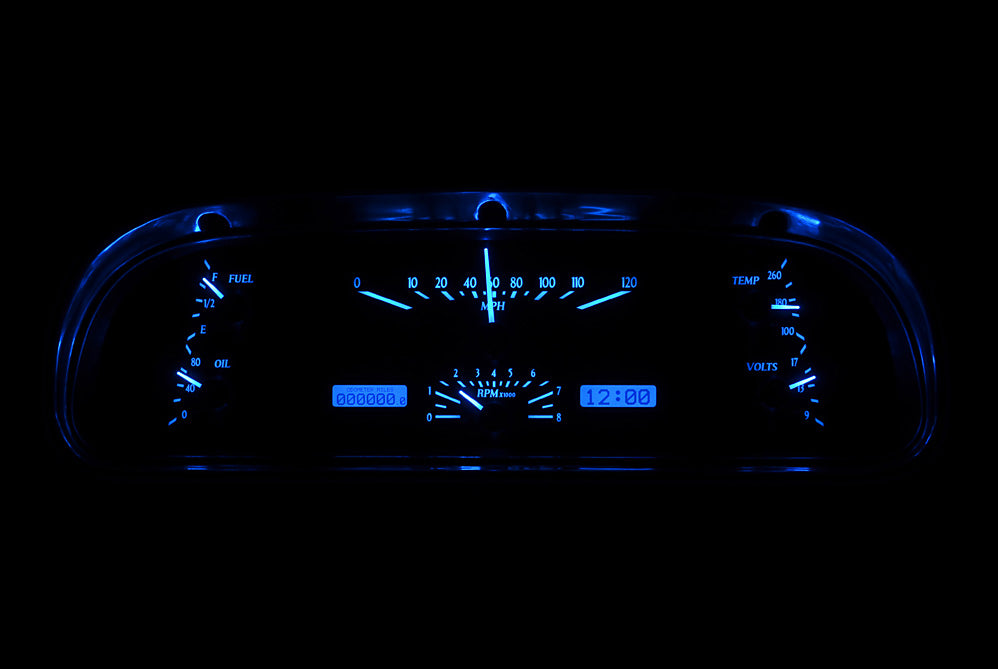 1960-1963 Ford Falcon VHX Gauge Instruments - Dakota Digital VHX-60F-FAL