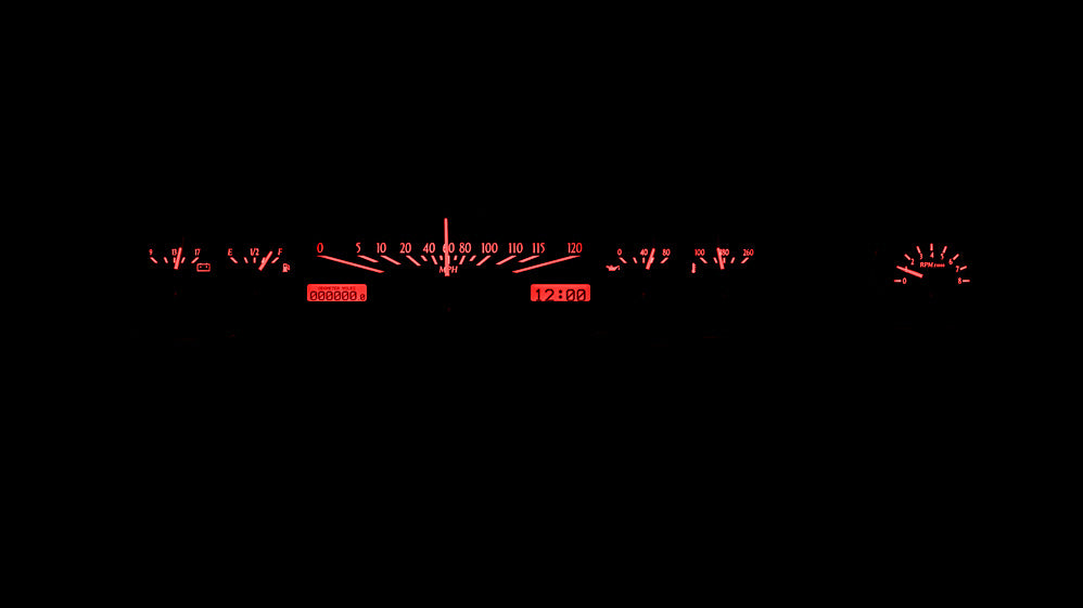 1960 Ford Galaxie VHX Digital Instruments