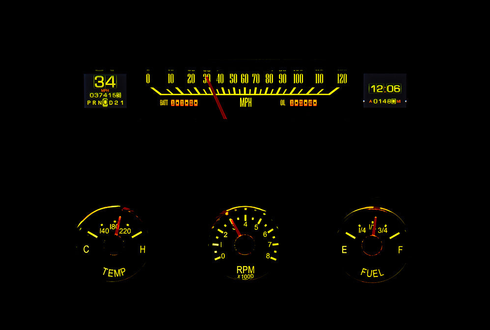 1961- 62 Chevy Impala RTX Gauge Instruments