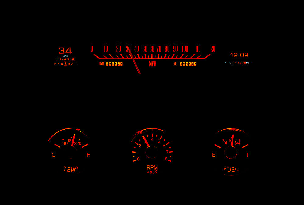 1961- 62 Chevy Impala RTX Gauge Instruments