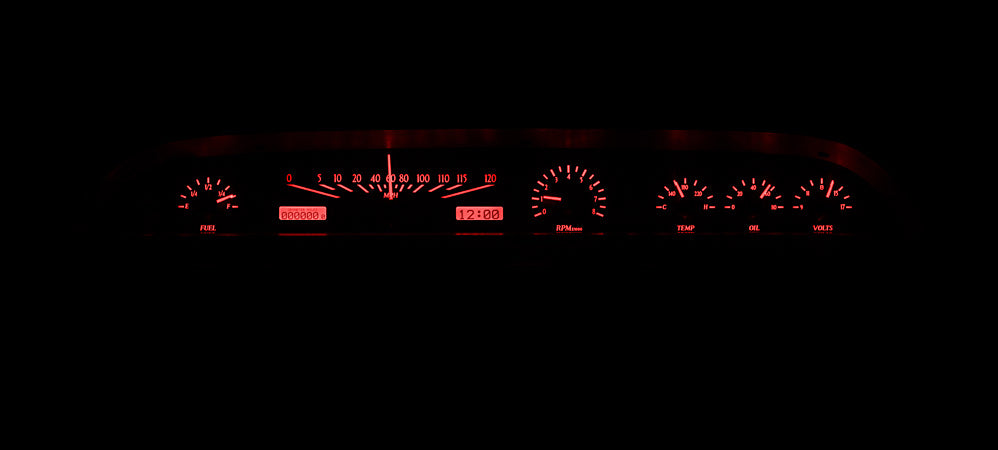 1962 Ford Galaxie VHX Gauge Instruments