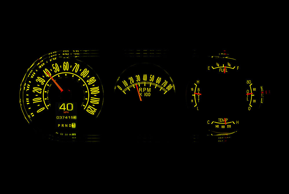 1963- 65 Chevy Nova RTX Gauge Instruments