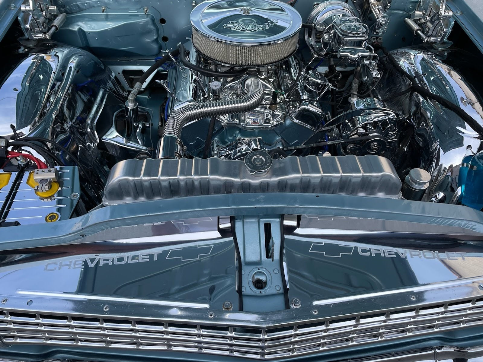 1963 Impala Anodized Show Panel with "Bowtie/Chevrolet" Engraved
